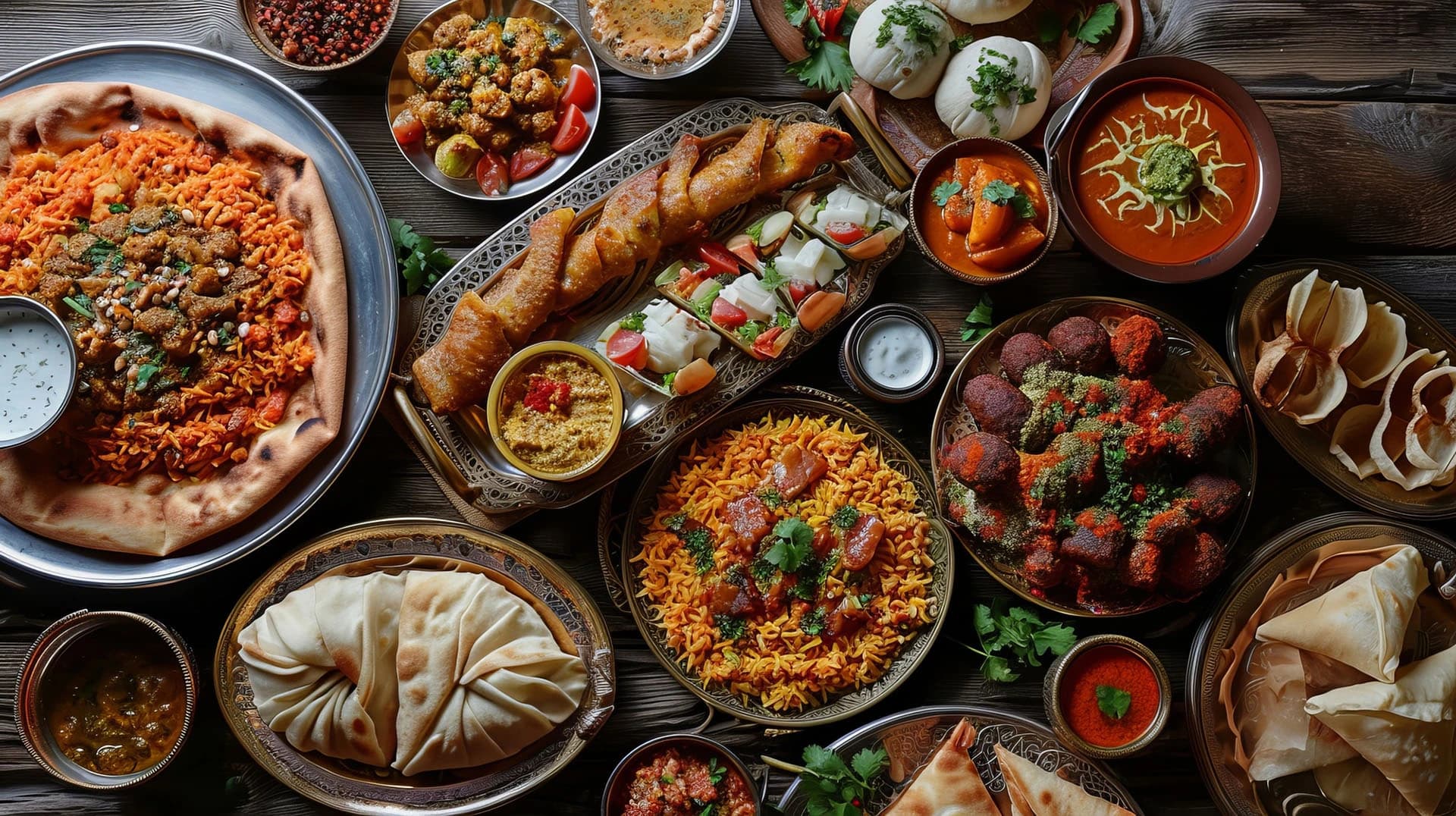 Malaraj Indian food spread